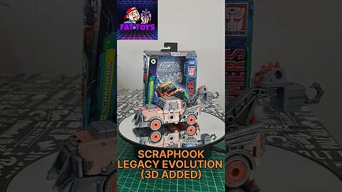 TRANSFORMERS LEGACY EVOLUTION DELUXE CLASS SCRAPHOOK (3D ADDED) #transformers