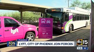 Lyft and City of Phoenix join forces to encourage public transit use