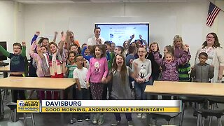 Kevin visits Andersonville Elementary in Davisburg