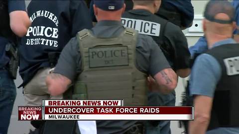 Task force raids on Milwaukee's north side