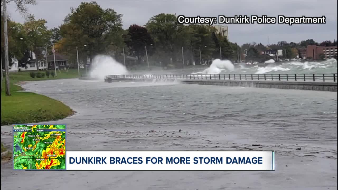 Dunkirk braces for more storm damage