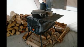 Winter Camping: How/Why You Need To Clean Your Wood Stove Weekly - Four Dog Stove DX Model