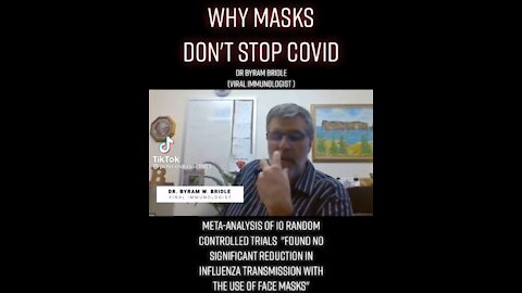 Virologist Byram Bridle Explains Why Masks Don't Work Against Covid_19