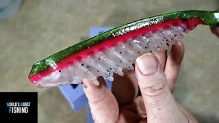 BAIT BLOG: Re-Melting Laminate Sprues, Worms for Friends & Trout Hand Poured Swimbaits