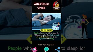 🔥Lack of sleep🔥#shorts🔥#wildfitnessgroup🔥17 January 2023🔥