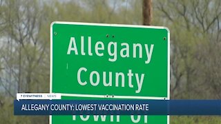 Why Allegany County has the lowest vaccination rate in New York