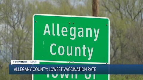 Why Allegany County has the lowest vaccination rate in New York