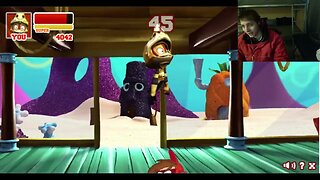 Monkey VS Timmy As Cleft In A Nickelodeon Super Brawl 2 Battle With Live Commentary