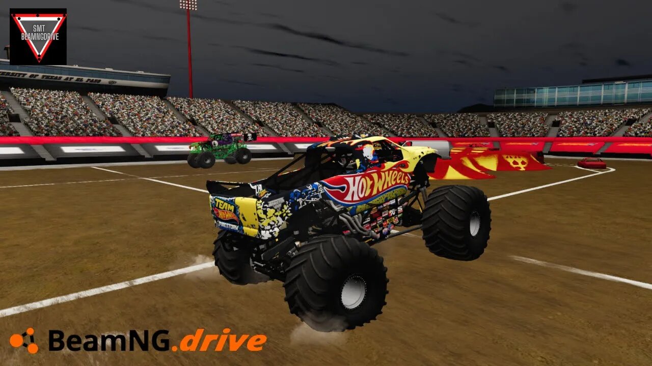 Monster Jam El Paso 2013 Show 1| Monster Tour BeamNG.Drive Monster Jam  #beamngdrivemonsterjam