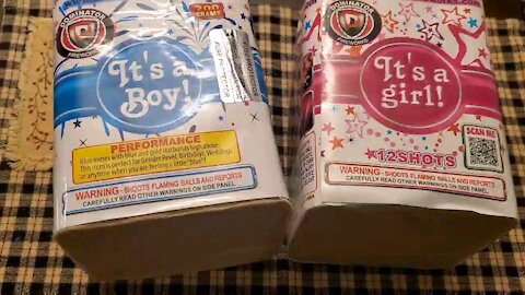 Its A Boy and Its A Girl 200G Fireworks