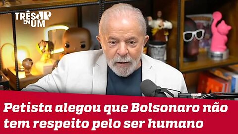 Lula critica Bolsonaro em entrevista ao Podpah Podcast