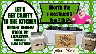 LET'S GET CRAFTY IN THE KITCHEN WITH XTOOL!! HONEST REVIEW!!