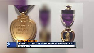 Emotional homecoming as Racine veteran's remains return home on Honor Flight