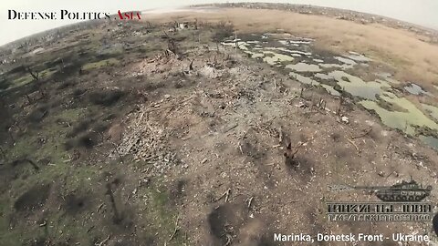 FLATTEST PLACE on Earth - Drone supported Infantry Assault - Marinka, Donetsk Front, Ukraine