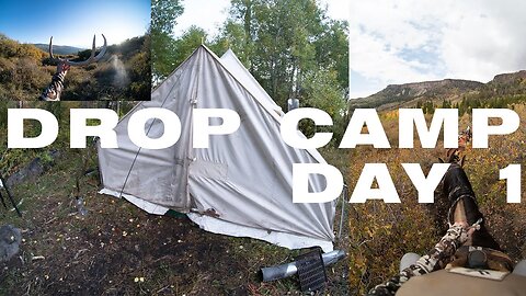 Colorado Public Land Drop Camp | Pack-in on horses + Day 1 of ELK Hunting