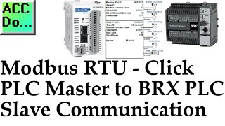 Modbus RTU Click PLC Master to BRX Do-More PLC Slave Communication