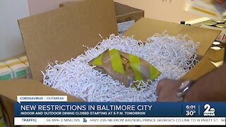 New restaurant restrictions in Baltimore City