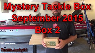 Mystery Tackle Box Unboxing: September 2015, Box 2 (TackleJunky81)