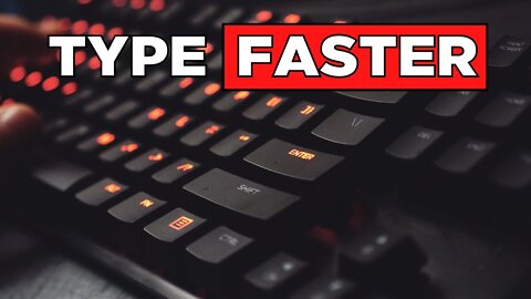 How My Friend Types Really FAST - 100 WPM