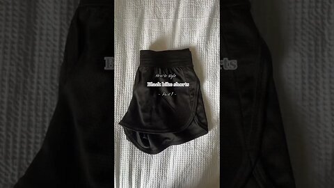 Styling Black Bike Shorts #shorts