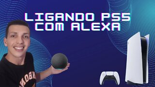 Ligando PS5 com Alexa.
