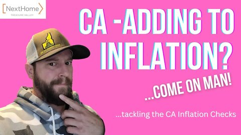 California Inflation Checks - Why it is NOT a good idea.