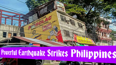 Breaking : Powerful 7.1 Earthquake Strikes Philippines