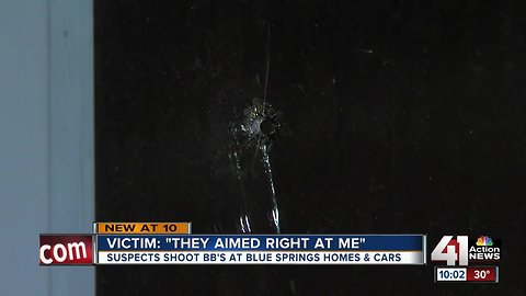 Blue Springs PD: BB gun damages several homes