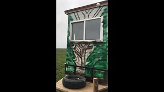 Deer hunting shack on trailer, excellent location!