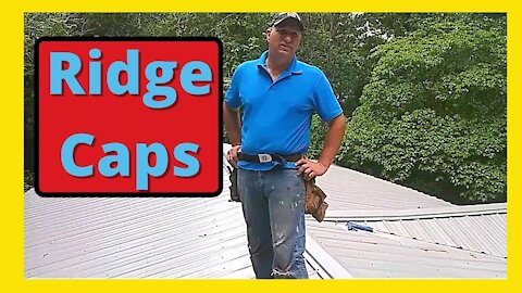 How to install Metal Roof Ridge Caps