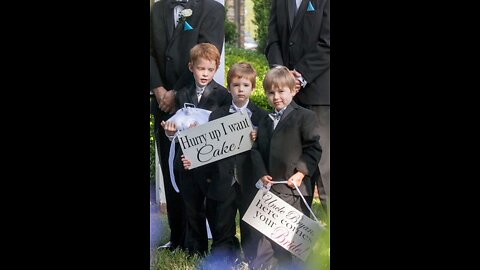 Cute kids stealing the show at weddings - Ringbearer fails