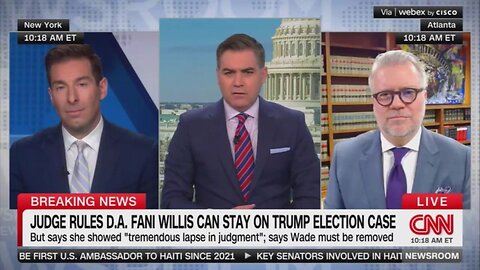 Womp, Womp! CNN's Fake News Jim Acosta, Panel Melt Down Over Judge Ripping Fani Willis