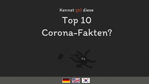 Kennst DU diese Top10 Corona-Fakten? (24.01.2021)