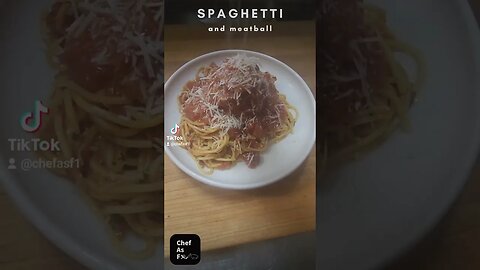 spaghetti & meatball #foodie #shorts #food #cooking #food #youtube #recipe #foodlover