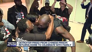 Detroit coach who served 3 years in Chinese prison returning home today