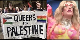 Pro Palestine Protests Intercepts Pride Parade IN Woke on Woke Crime