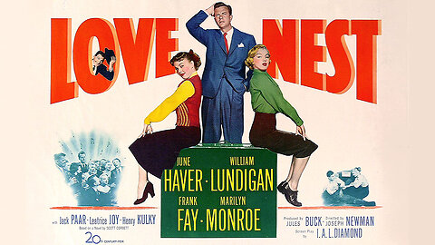 Love Nest (1951 Full Movie) | Comedy/Romance | June Haver, William Lundigan, Marilyn Monroe.