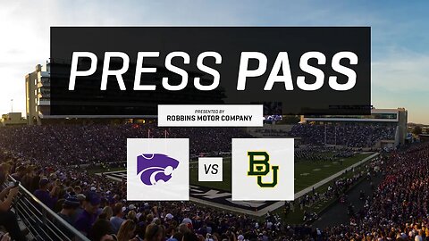 Pregame Press Pass | Kansas State vs. Baylor | October 1, 2019
