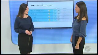 Giovanna Risardo na Previsão do Tempo no Bom Dia Cidade em 20/02/2019