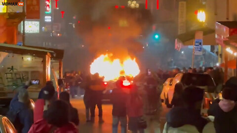 Mob Sets Fire To Driverless Car In The Chinatown Section Of Lawless San Francisco
