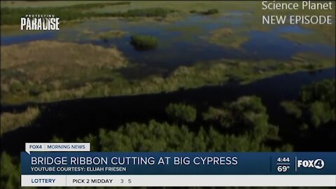 Bridge ribbon cutting ceremony at Big Cypress