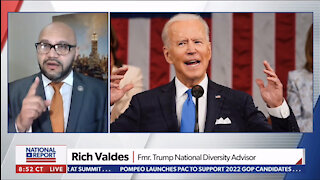 Valdes to Newsmax: “Biden needs to step his game up and build himself back better.”