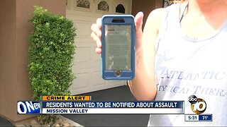 Mission Valley residents angry over slow crime notification