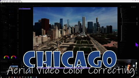 A Quick Video Edit and Color Correction on a Chicago AERIAL