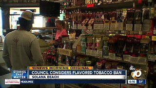 Solana Beach considers ban on flavored tobacco products