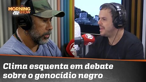 Debate acalorado: Adrilles Jorge e José Júnior, do Afroreggae, divergem sobre “genocídio negro”