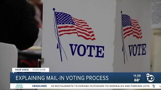 San Diego Registrar of Voters explains mail-in voting process