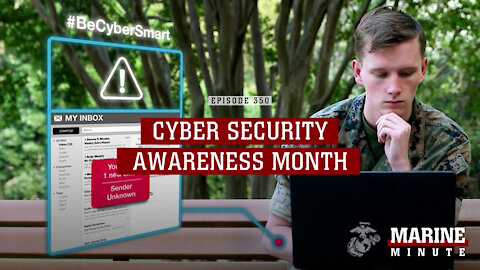 Marine Minute: Cyber Security Awareness Month (AFN Version)