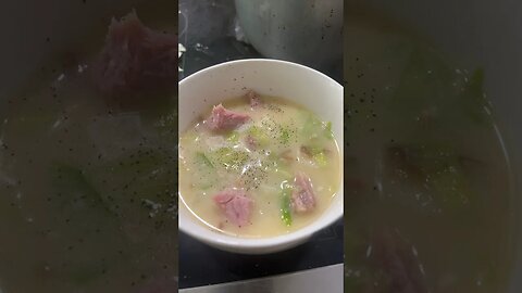 Ham, Potato, Cabbage Soup