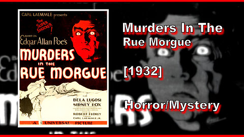 Murders In The Rue Morgue (1932) | HORROR/MYSTERY | FULL MOVIE